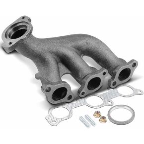 A-Premium Rear Engine Exhaust Manifold Kit W/Gasket & Studs & Nuts [DOHC 6Cyl 4.5L] Compatible with Lexus LX450 1996-1997 & Toyota Land Cruiser 1995-1997, Replace# 1714266010