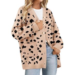 RITERA Womens Plus Size Cardigans Sweatershirts Coat Open Front Button Up Long Sleeeve Oversize Winter Outfit XL-5XL