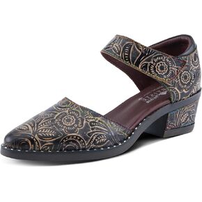 Spring Step L'Artiste Jazzberry Women's Western Shoe - Handpainted Flowers, Feminine Look, Versatile Footwear