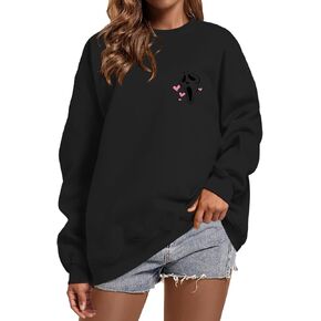 Bobeutou No You Hang Up Sweatshirt for Women Funny Ghostface Graphic Long Sleeve Shirt Halloween Pullover Casual Tops