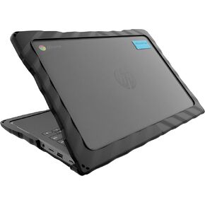 Gumdrop DropTech Laptop Case Fits HP Chromebook 11 G8/G9 EE. Designed for K-12 Students, Teachers and Classrooms–Drop Tested, Rugged, Shockproof Bumpers for Reliable Device Protection – Black
