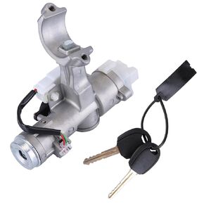 81900-1GL00 Ignition Lock Cylinder Switch with Key Replacement for 2006-2009 Kia Rio5 Ignition Switch & Door Lock Cylinders with 2 Keys 819001GB00 Car Ignition Lock Cylinder Starter Switch 819001GL00