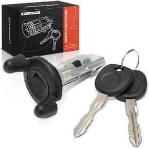 A-Premium Ignition Lock Cylinder with 2 keys Compatible with Chevy, GMC, Cadillac & Oldsmobile Vehicle - Tahoe, Express 1500 2500 3500, Blazer, Astro, Yukon, Savana, Jimmy, Escalade ESV EXT, 1998-2007