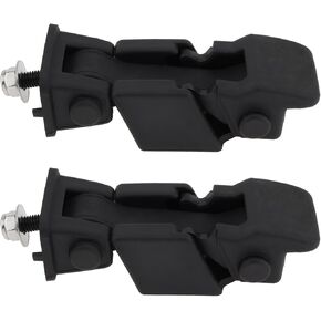 Hood Latch Catch Compatible with Jeep Wrangler TJ 1997 1998 1999 2000 2001 2002 2003 2004 2005 2006, 1 Pair Hood latches with Bracket
