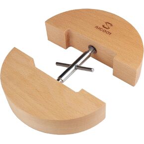 Hat Stretcher for Fitted Hats - Durable European Beech with Heavy-Duty Buckle - Perfect for Men's Cowboy Hats and More
