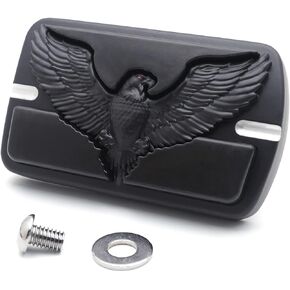 HTTMT MT216-064- American Eagle Chrome Brake Pedal Large Pad Compatible with Harley Touring Softail XL