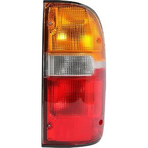 ECOTRIC Tail Light Pair Compatible with 1995-2000 Toyota Tacoma Pickup Trunk Taillight Tail Lamp Driver Left & Passenger Right