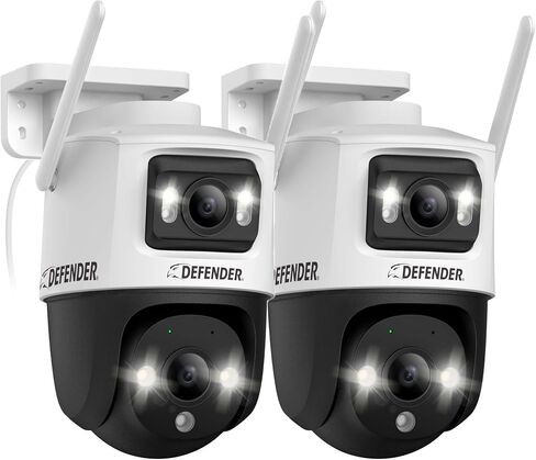 AI Powered Guard Pro 3K Plus Dual Lens PTZ WiFi 6, Plug & Play Security Camera, Human/Vehicle Detection, AI Auto-Tracking, Bluetooth, Includes 32GB SD Card and 2 Year Warranty in Saudi Arabia