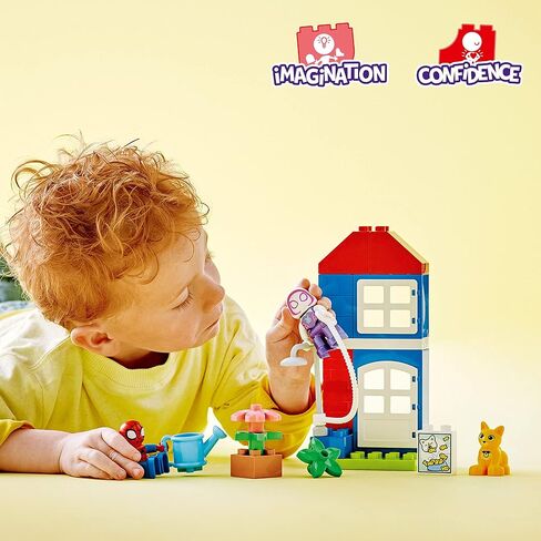 LEGO DUPLO Marvel Spider-Man’s House 10995, Spiderman Toy for Toddlers, Boys, and Girls, Spidey and His Amazing Friends Super Hero Set in Saudi Arabia