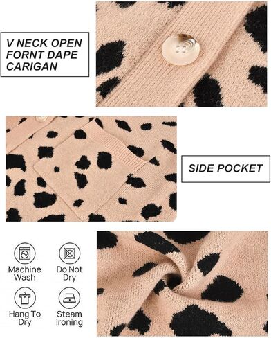 RITERA Womens Plus Size Cardigans Sweatershirts Coat Open Front Button Up Long Sleeeve Oversize Winter Outfit XL-5XL in Kuwait