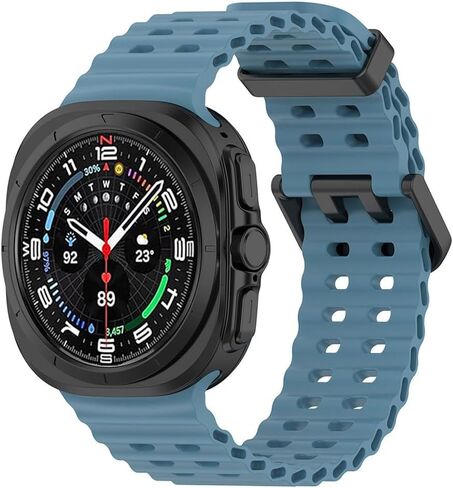 لساعة Galaxy Watch 7 Ultra Band 47 مم، (3 عبوات) ملحق بديل لحزام رياضي من السيليكون الناعم متوافق مع Samsung Galaxy Watch Ultra Band in Kuwait