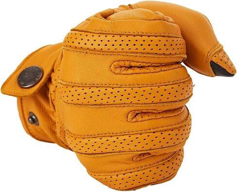 Motocross Riding Protective Vented Leather Sheepskin Motorcycle Gloves Touchscreen Fingers Men and Women Motocross Riding Gloves in Saudi Arabia