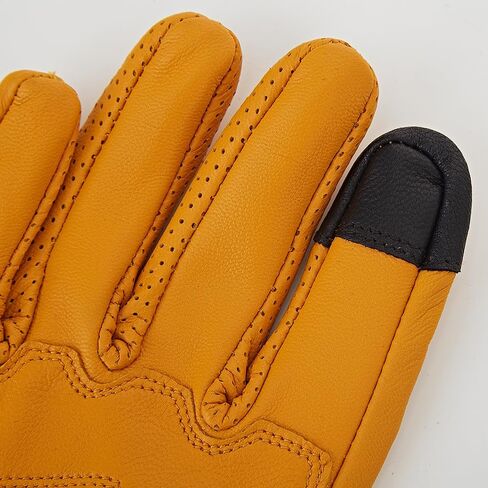 Motocross Riding Protective Vented Leather Sheepskin Motorcycle Gloves Touchscreen Fingers Men and Women Motocross Riding Gloves in Saudi Arabia