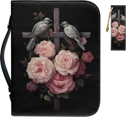 PU Leather Bible Case for Women and Men,Kid Bible bag with Four Size,Bible Carrying Case with Handle. in Saudi Arabia