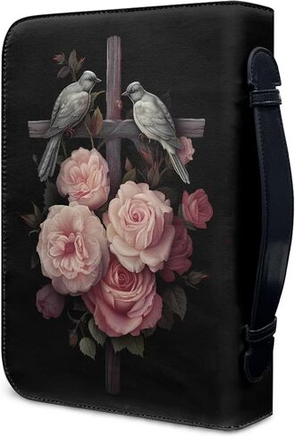 PU Leather Bible Case for Women and Men,Kid Bible bag with Four Size,Bible Carrying Case with Handle. in Saudi Arabia