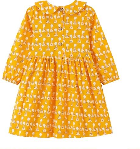 HOMAGIC2WE Toddler Girl Dress Kids Long Sleeve Cotton Casual Cute Playwear Dresses Fall Soft Clothes in Saudi Arabia