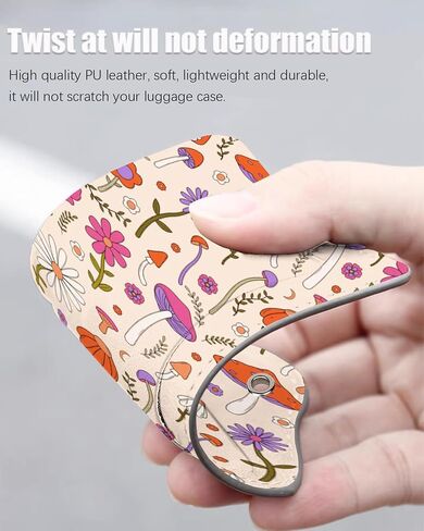 2 Pack Luggage Tags for Suitcase, Fashion Leather Suitcase Tags Cruise Ship with Privacy Cover and Double Metal Loop for Women Men Girls Boys Travel Baggage Bag Backpack Tags，Beige Checkered in Saudi Arabia