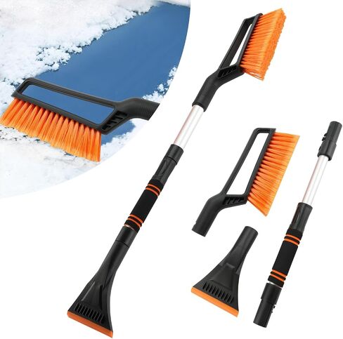 SINGARO Ice Scraper and Snow Brush for Car Windshield, Snow Scraper for Car, Snow Winter Car Necessities, Multi Functional Car Snow Removal Tools, Car Accessories Gift for Women and Man Accessories in Kuwait