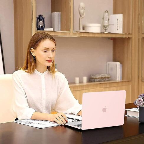 MOSISO Compatible with MacBook Air 13 inch Case 2022, 2021-2018 Release A2337 M1 A2179 A1932 Retina Display Touch ID, Plastic Hard Shell&Keyboard Cover&Screen Protector&Type C Adapter, Crystal Clear in Saudi Arabia