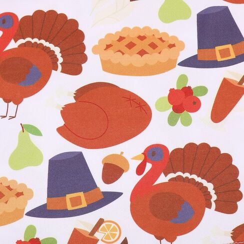 Thanksgiving Toddler Girls Turkey Pumpkin Outfits Set Ruffle T-Shirt Dress and Pants Outfit Set 3-8Years in Saudi Arabia