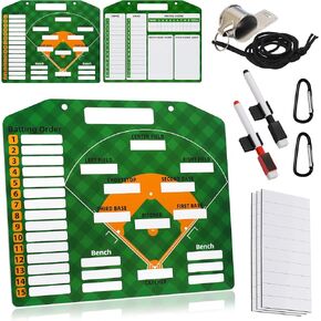 Dry Erase Double-Sided Coaches Clipboard, Tactical Magnetic Board Kit, Coaches Gift for Basketball