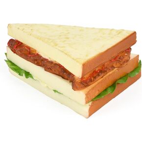 Fake Sandwich Simulation Sprinkle Artificial Food Mixed Play Food Model Kitchen Decoration 1 pc