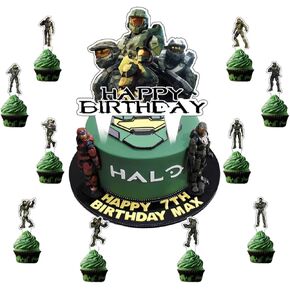 37 قطعة من زينة الكيك ماستر شيف مع قطعة واحدة من أعلى الكعكة من ماستر شيف، 36 قطعة من أغطية الكب كيك اللطيفة لديكورات حفلات أعياد الميلاد in Kuwait