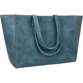 ANTONIO VALERIA Gift For Mothers Day Avery Leather Tote/Top Handle Shoulder Bag for Women