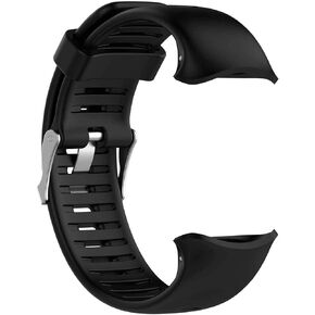 Silicone Replacement band for Polar Vantage V Sport Fitness Wrist Band compatible with Polar Vantage V Sport interchangeable Wristbands Watch Band, Black