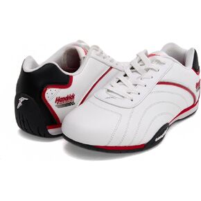 Goodyear Mens Ori Racer Sneakers – Hendrick Motorsports Low-Top Lace Up Performance Sneakers, Leather & Mesh Lining
