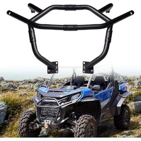 HAKA TOUGH Xmr Front Bumper for Can-Am Commander Accessories 2021-2024, Combined Front Brushguard Heavy-duty Steel Front Bumper protector for Commander MAX Accessories 21-24, Replace #715007248
