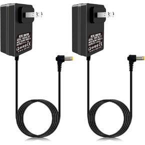 2 Pcs 4.5V Power Adapter Compatible with Lemax Lighted Accessory # 74706 Christmas Village Houses Playground Display 34988A Spooky Town Collection 64518 lemax Power Adapter 4.5v