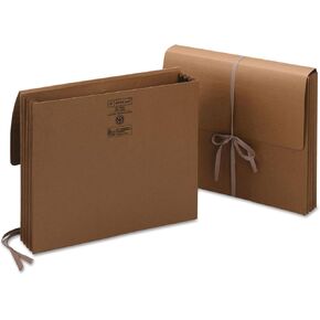 Smead Expand Wallet with Cloth Ties, 3-1/2-Inch Expansion, 11-3/4 x 9-1/2 Inches (SMD71053)