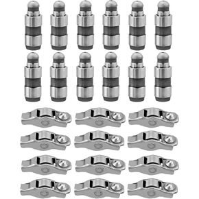 12 Pcs 5184296AH Rocker Arm and Lifter Kit Fit for Dodge Ram 1500 Promaster Challenger Charger Journey Avenger Chrysler 200 300 Jeep Grand Cherokee Wrangler 3.6L 3.2L 2011-2020 5184332AA