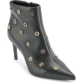 KARL LAGERFELD Women's Saina Everyday Heeled Bootie Ankle Boot