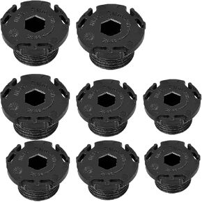 8Pcs Engine Oil Drain Plug 11137605018 Compatible with B-MW E84 F33 F10 Z4 320i 228i 428i 528i 228i X1 X3 Z4 1 series F20 07/2010‑02/2015
