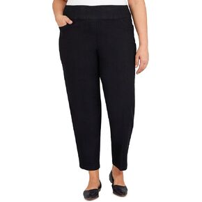 Alfred Dunner Womens Plus-Size Super Stretch Mid-Rise Short Length Pant