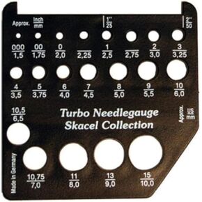 addi Heavy Duty Square Knitting Needle Gauge