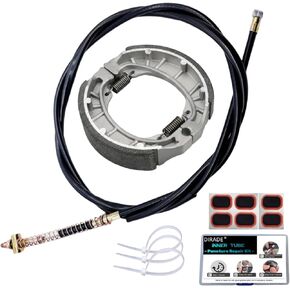 67 inch Rear Drum Brake Cable Line for 196cc 6.5 Hp Baja Heat Warrior Hensim Massimo MB165 MB200 Coleman Trail CT200U CT200U-EX BT200X Yerf-Dog Mini Bike Motorsports ATV Scooter Dirt Bike (67")