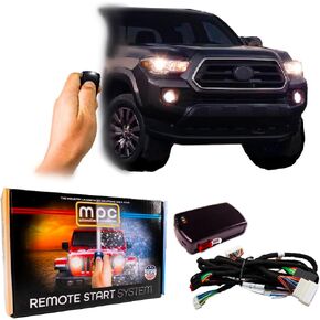 MPC Remote Starter Compatible with 2020-2023 Toyota Tacoma |Gas| |Push-to-Start| T-Harness - Factory Key Fob Activated 3X Lock - USA Tech Support