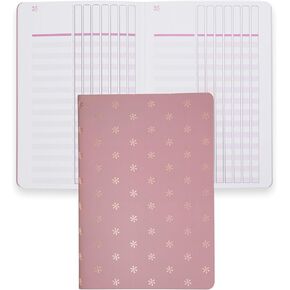 Erin Condren Checklist Petite Journal, To-Do List Notebook and Record Keeping Log Book, Asterisk Design, Slim and Portable Checklist Journal