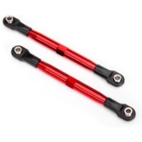 Traxxas Rustler 4x4 87mm Red Aluminum Toe Links