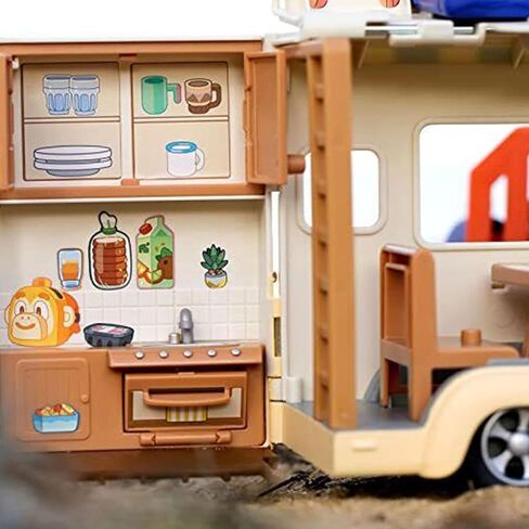 Bluey Caravan Adventure Playset, with 2.5" Jean Luc Figure in Saudi Arabia