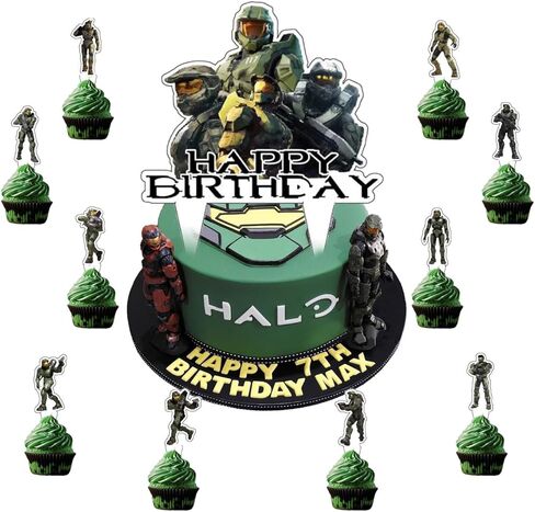 37 قطعة من زينة الكيك ماستر شيف مع قطعة واحدة من أعلى الكعكة من ماستر شيف، 36 قطعة من أغطية الكب كيك اللطيفة لديكورات حفلات أعياد الميلاد in Kuwait