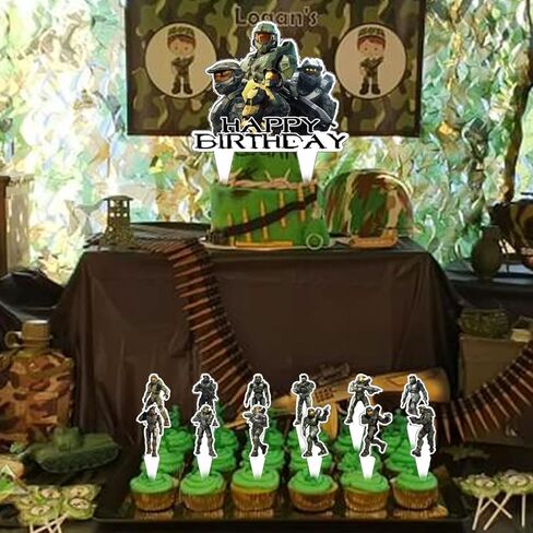 37 قطعة من زينة الكيك ماستر شيف مع قطعة واحدة من أعلى الكعكة من ماستر شيف، 36 قطعة من أغطية الكب كيك اللطيفة لديكورات حفلات أعياد الميلاد in Kuwait