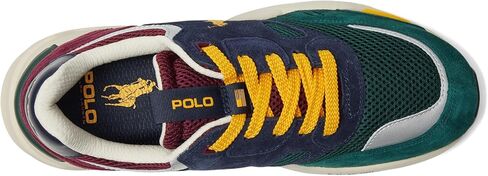 حذاء رياضي رجالي من POLO RALPH LAUREN مصنوع من الجلد السويدي والشبكي in Saudi Arabia