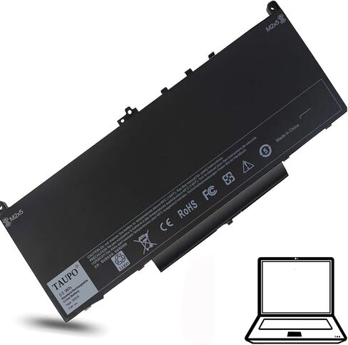 بطارية H5CKD مناسبة لجهاز Dell Latitude 3410 3510، Inspiron 5400 5406 7405 5401 5402 5502 5508 5509 5408 5409 5501 5300 5301، Vostro 5300 5401 5402 5501 5502 استبدال بطارية الكمبيوتر المحمول 1 5V 53WH in Saudi Arabia