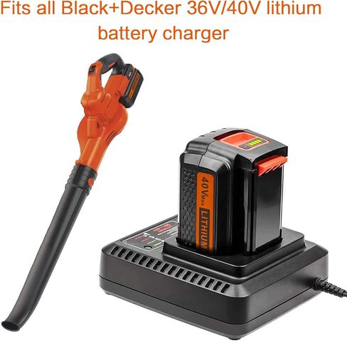 TREE.NB 40 فولت ماكس 3.0 أمبير استبدال لبطارية ليثيوم بلاك اند ديكر 40 فولت LBX2040 LBXR36 LBXR2036 LST540 LCS1240 LST136B LST540B LST140C LCSB2140 (عبوتان) in Saudi Arabia