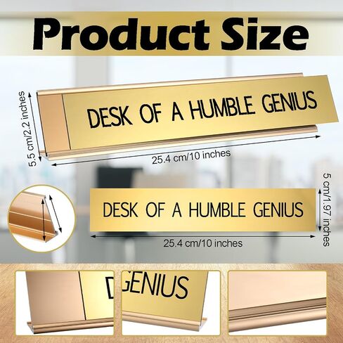 Funny Desk Signs for Office Novelty Nameplate Funny Desk Name Plates with Black Base Funny Desk Accessories for Work Coworker Gift Office Home Desk Supply, 10 x 2 Inch (Chaos Coordinator) in Saudi Arabia