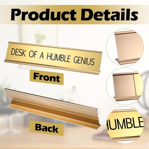 Funny Desk Signs for Office Novelty Nameplate Funny Desk Name Plates with Black Base Funny Desk Accessories for Work Coworker Gift Office Home Desk Supply, 10 x 2 Inch (Chaos Coordinator) in Saudi Arabia